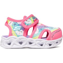 Sandalen Skechers Heart Lights Sandals-Cutie Clouds 302977N/HPMT Rosa