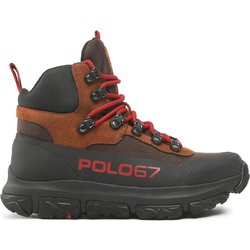 Schnürstiefeletten Polo Ralph Lauren Advtr 300Mid 809877994002 Schwarz