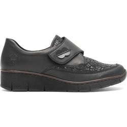 Halbschuhe Rieker 537C0-00 Schwarz