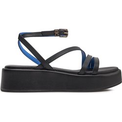 Sandalen Tommy Hilfiger Th Strap Platform FW0FW07728 Schwarz