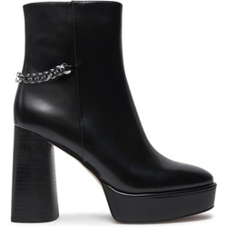 Stiefeletten MICHAEL Michael Kors Carlisle Leather Platform Boot 40F4CLME1L Schwarz