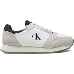 Sneakers Calvin Klein Jeans Retro Sock Runner Mg Wmm YM0YM01152 Weiß