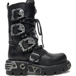 Schnürstiefel NEW ROCK M-391-S1 Schwarz