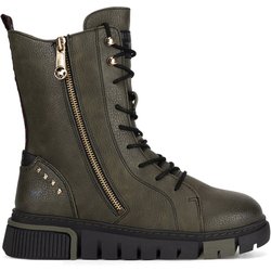 Schnürschuhe Mustang 1502-502 Khakifarben
