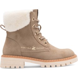 Schnürstiefeletten Beverly Hills Polo Club CS6135-02 Beige