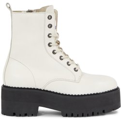 Stiefeletten Tommy Jeans Tjw Boot Zip Up EN0EN02305 Weiß