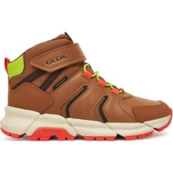 Schnürschuhe Geox J Flexyper Plus J56LCC 0FUME C0616 D Braun