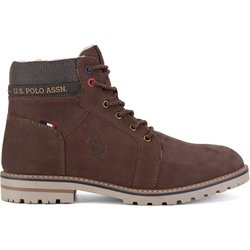 Schnürstiefeletten U.S. Polo Assn. POLY001M/DLT1 Braun