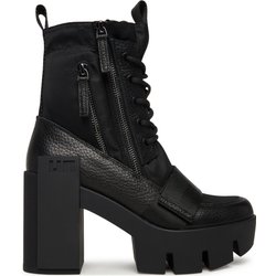 Schnürschuhe United Nude Grip Combat Mid 1096201165 Schwarz