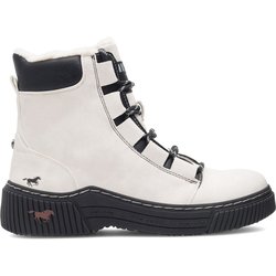 Schnürschuhe Mustang 1436-605 Weiß