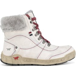 Schnürschuhe Mustang 1290-607 Weiß