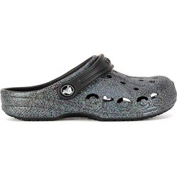 Pantoletten Crocs BAYA GLITTER CLOG 207015-0C4 Schwarz