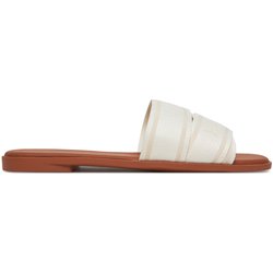 Pantoletten Tommy Hilfiger Webbing Mule FW0FW08421 WeiĂź