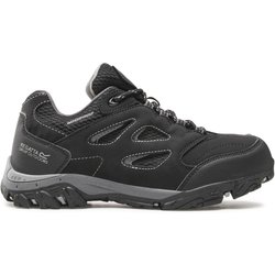 Trekkingschuhe Regatta Holcombe Lep Low Jnr RKF572 Schwarz
