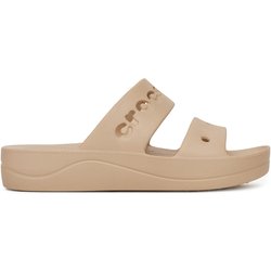Pantoletten Crocs BAYA PLATFORM SANDAL 208188-212 Beige