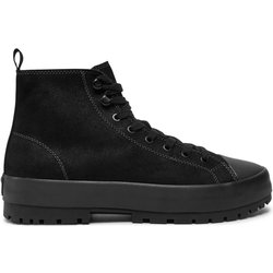 Schnürstiefeletten Calvin Klein Jeans Lugged Hybrid High Laceup Auth YM0YM01092 Schwarz