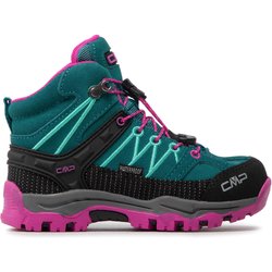 Trekkingschuhe CMP Kids Rigel Mid Trekking Shoes Wp 3Q12944 Grün