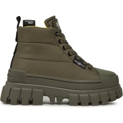 Schnürstiefeletten Palladium Revolt Boot Overcush 98863-325-M Khakifarben