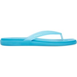 Zehentrenner Crocs Miami Frosted Flip 211474 Blau