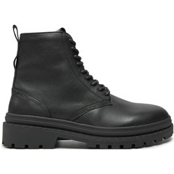 Schnürstiefeletten Boss Nebular Halb lt 50523478 Schwarz