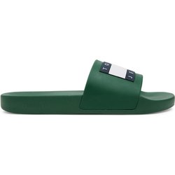 Pantoletten Tommy Jeans Tommy Jeans Pool Slide Ess EM0EM01191 Grün
