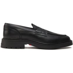 Slipper Tommy Hilfiger Comfort Lwt Lth Loafer FM0FM05089 Schwarz