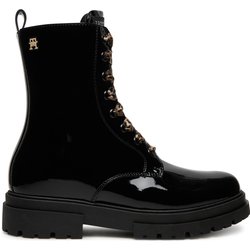 Schnürschuhe Tommy Hilfiger T4A5-34026-0775 D Schwarz