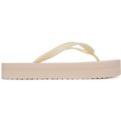 Zehentrenner Calvin Klein Jeans Beach Sandal Flatform Tpu YW0YW01830 Beige