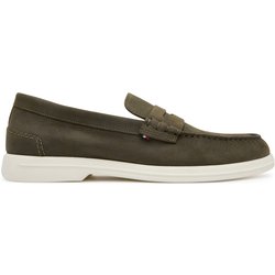 Mokassins Tommy Hilfiger Nubuck P Loafer FM0FM05350 Khakifarben