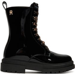 Schnürschuhe Tommy Hilfiger T4A5-34026-0775 S Schwarz