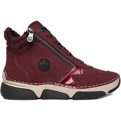 Schnürschuhe Rieker 45960-35 Dunkelrot