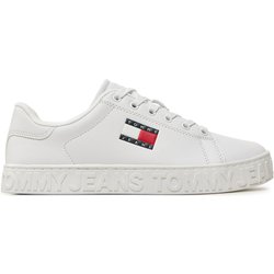 Sneakers Tommy Jeans Tjw Logo Outsole Sneaker Ess EN0EN02703 Weiß