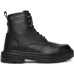 Schnürstiefeletten KARL LAGERFELD Miles KL10255 Schwarz