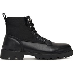 Schnürstiefeletten Pepe Jeans Ryan Mix M PMS500004 Schwarz