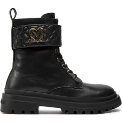 Schnürstiefeletten LOVE MOSCHINO JA24175G1LIA0000 Schwarz