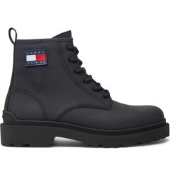 Schnürstiefeletten Tommy Jeans EM0EM01447 Schwarz