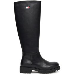 Stiefel Tommy Jeans Tjw Stretchy Long Shaft Boot EN0EN02828 Schwarz