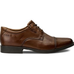 Halbschuhe Clarks Tilden Cap 261300967 Braun