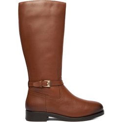 Stiefel Tommy Hilfiger Th Buckle Riding Lthr Long Boot FW0FW08873 Braun