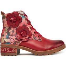 Schnürschuhe Laura Vita Cocrailo 47 Rot