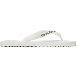 Zehentrenner Calvin Klein Jeans Beach Sandal Transparent Tpu YM0YM01267 Weiß