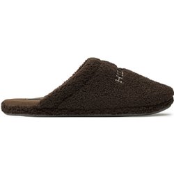 Hausschuhe Tommy Hilfiger Warm Curly House Shoe FM0FM05226 Braun
