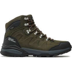 Trekkingschuhe Jack Wolfskin Refugio Texapore Mid M 4049841 Khakifarben
