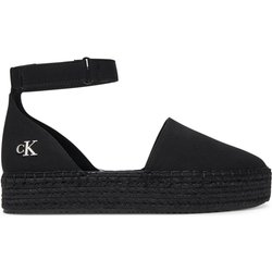 Espadrilles Calvin Klein Jeans Flatform Espadrille Sling Mg YW0YW01735 Schwarz