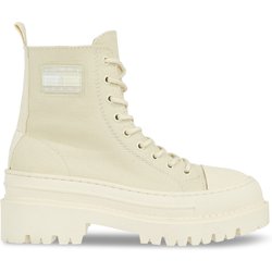 Stiefeletten Tommy Hilfiger Tjw Foxing Canvas Boot EN0EN02216 Beige