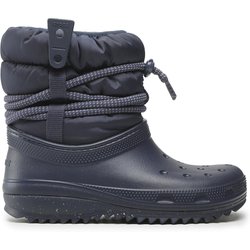 Schneeschuhe Crocs Classic Neo Puff Luxe Boot 207312 Dunkelblau
