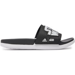 Pantoletten adidas Star Wars adilette Comfort Slides Kids ID5237 Schwarz