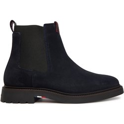 Klassische Stiefeletten Tommy Hilfiger Comfort Lwt FM0FM05592 Dunkelblau