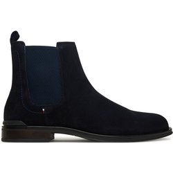 Klassische Stiefeletten Tommy Hilfiger Corporate FM0FM05580 Dunkelblau
