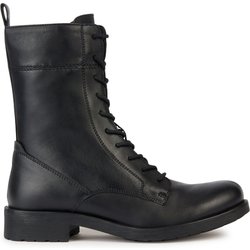 Schnürschuhe Geox D Rawelle D366RA 000TU C9999 Schwarz